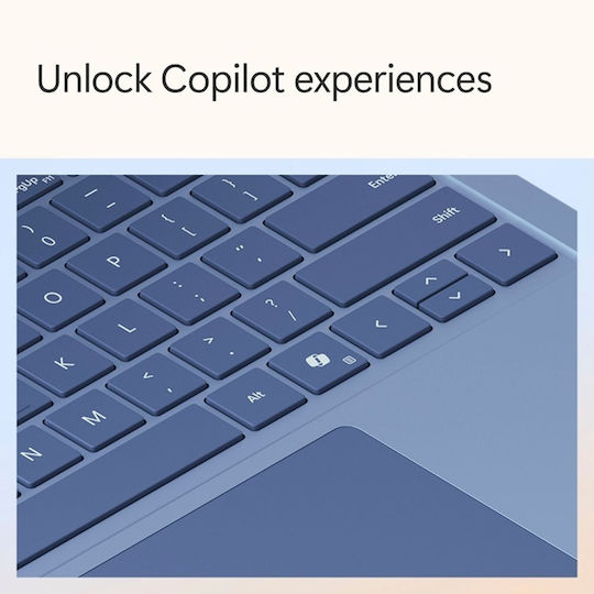 Microsoft Laptop Copilot+PC 13.8" Touchscreen 120Hz (Snapdragon-X Elite/16GB/1TB SSD/W11 Home) Sapphire (US Keyboard) vista 2