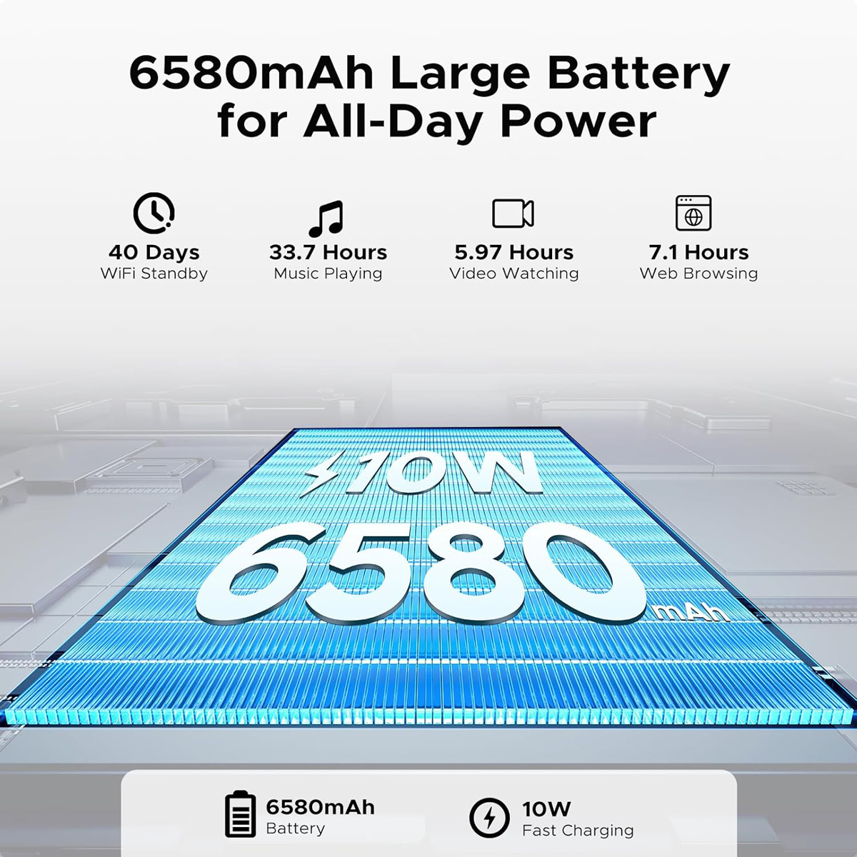 Doogee Tab A9 10.1Inches (3GB/64GB) Gray view 5
