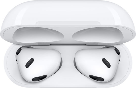 Apple AirPods (3rd generation) with MagSafe Charging Case Earbud Bluetooth Handsfree Earphones with Sweat Resistance and Charging Case White view 5
