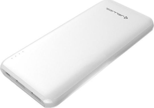 Jellico RM-100 Power Bank 10000mAh with 2 USB-A Ports White