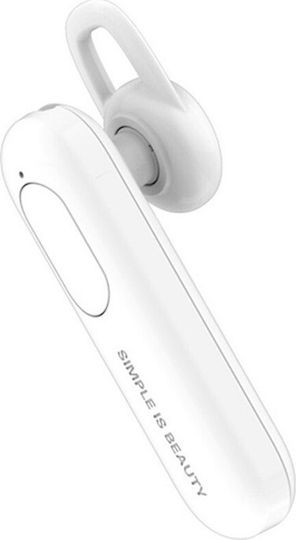 XO BE4 Earbud Bluetooth Handsfree Earphone White view 5