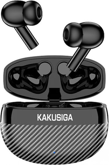 Kakusiga KSC-1455 In-ear Bluetooth Handsfree Earphones with Charging Case Black