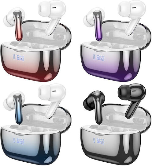 Hoco EQ16 In-ear Bluetooth Handsfree Earphones with Charging Case Black Glaze view 3