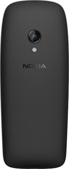 Nokia 6310 2021 Dual SIM Mobile with Buttons (Greek Menu) Black view 3