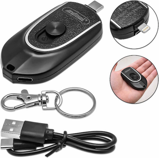 Andowl Q-DC548 Type-C Power Bank 1600mAh Black view 2