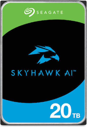 Seagate SkyHawk AI 24TB HDD Hard Drive 3.5" SATA III 7200rpm with 512MB Cache for Desktop ST24000VE002 view 3
