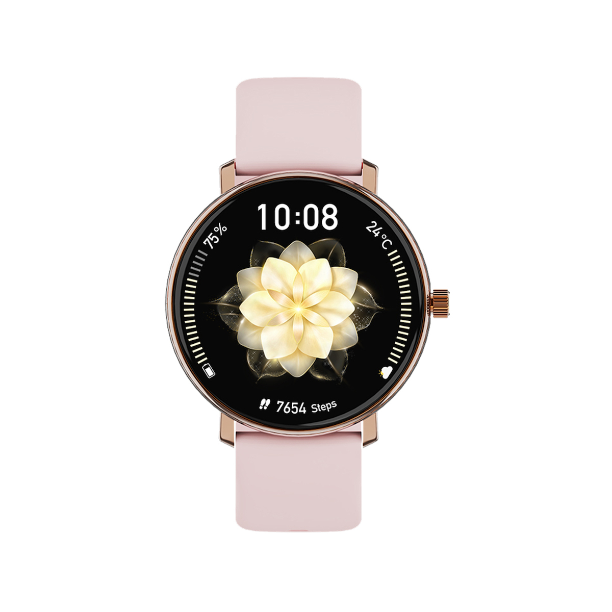 Wiwu SW07 Smartwatch with Heart Rate Monitor Gold view 5