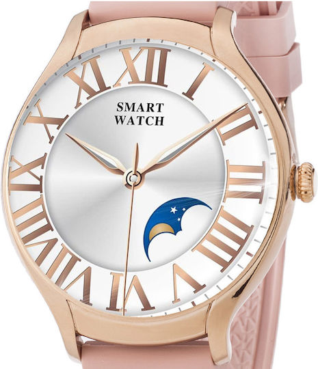 3Guys 3GW5132 40mm Smartwatch with Heart Rate Monitor (Rose Gold) vue 2