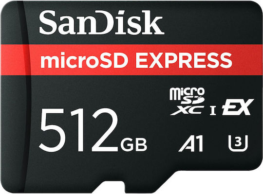 Sandisk SDXC 512GB Class 10 UHS-I 880MB/s with Adapter