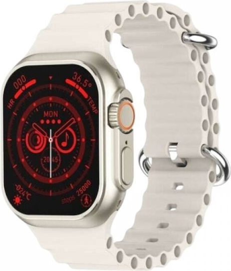 Z02 Mini 38mm Smartwatch with Heart Rate Monitor (White) view 1