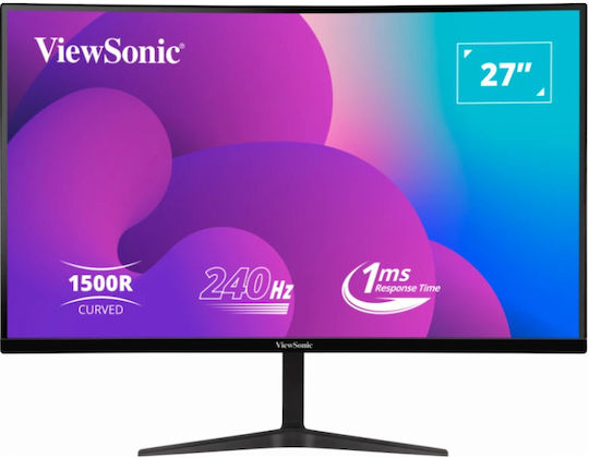Viewsonic VX2719-PC-MHD VA Curved Gaming Monitor 27" FHD 1920x1080 240Hz view 6