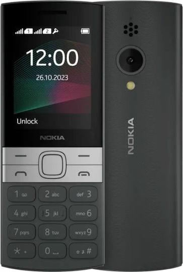 Nokia 150 2023 Dual SIM Mobile (English) Black view 3