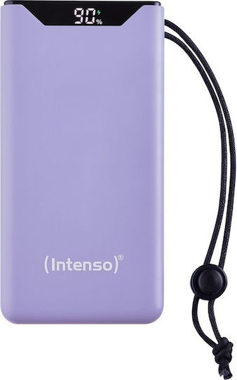 Intenso F10000 Power Bank 10000mAh 20W with USB-A Port and USB-C Port Quick Charge 3.0 Lila view 2