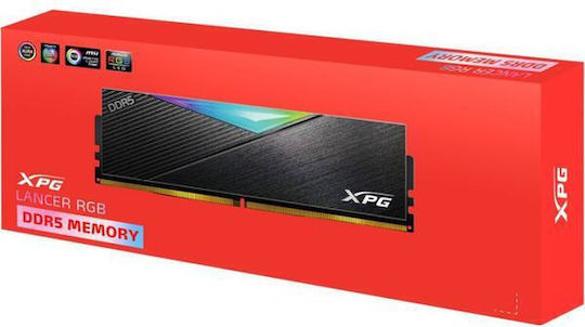 Adata XPG Lancer RGB 16GB DDR5 RAM with 6000 Speed for Desktop (AX5U6000C3016GCLARBK) vue 3