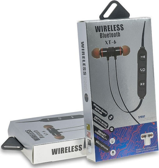 XT-6 In-ear Bluetooth Handsfree Earphones with Sweat Resistance Black view 1