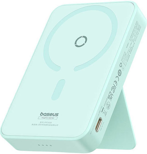 Baseus MagPro MagSafe Power Bank 5000mAh 20W with USB-C Port Power Delivery Mint