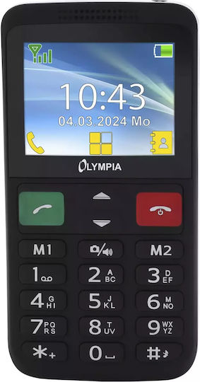 Olympia Lux Dual SIM Mobile with Large Buttons Black view 4