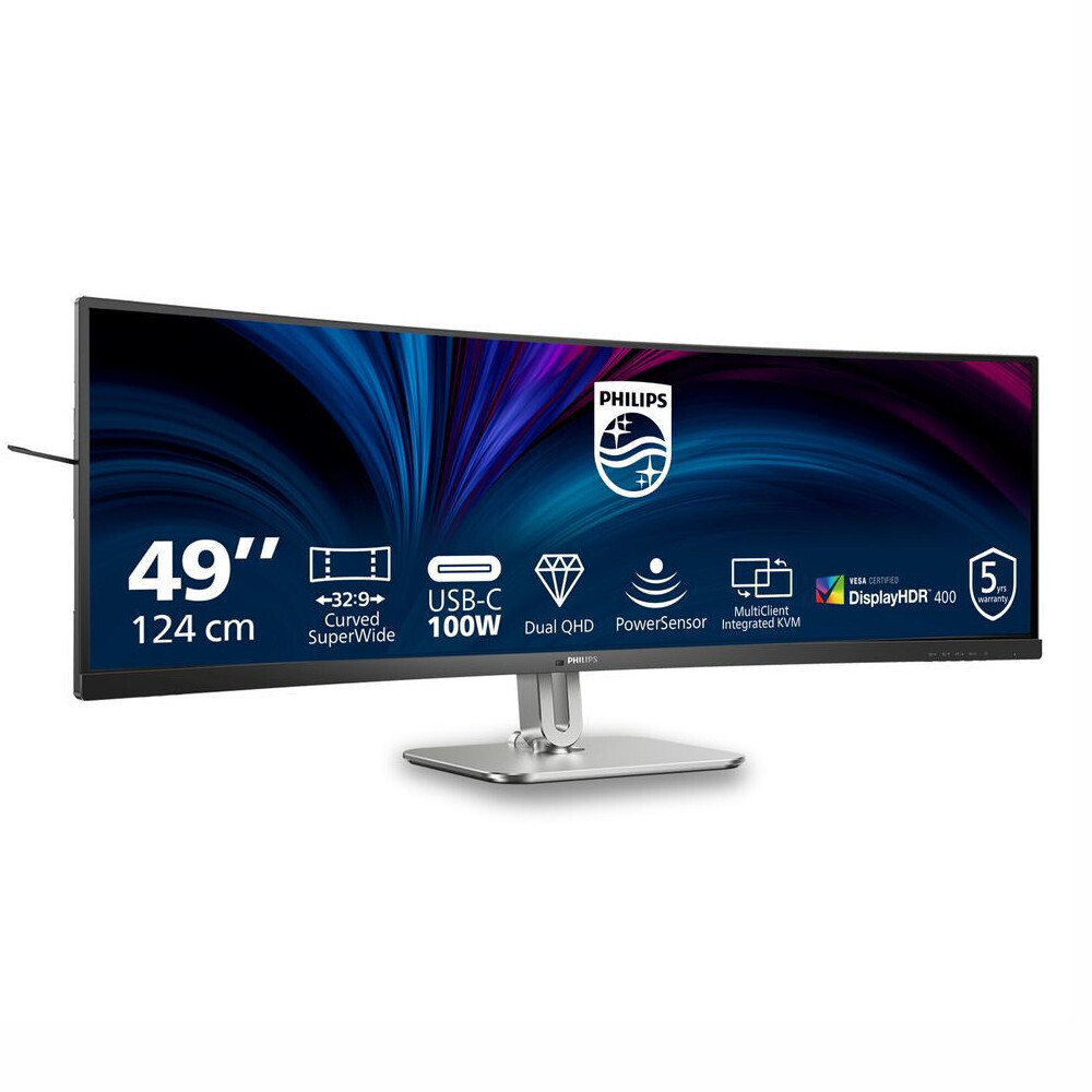 Philips 49B2U5900C Ultrawide VA HDR Curved Monitor 48.8" 5120x1440 with 4ms GTG Response Time view 6