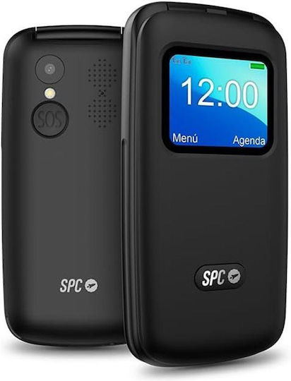 SPC Titan View Dual SIM Mobile with Large Buttons (English) Black view 5