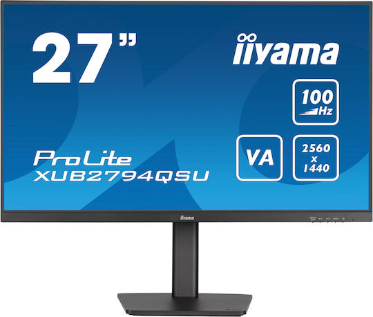 Iiyama ProLite XUB2794QSU-B6 VA Monitor 27" QHD 2560x1440