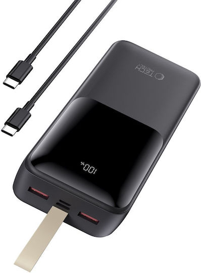 Tech-Protect PB03 Power Bank 30000mAh 22.5W with 2 USB-A Ports and USB-C Port Black view 4