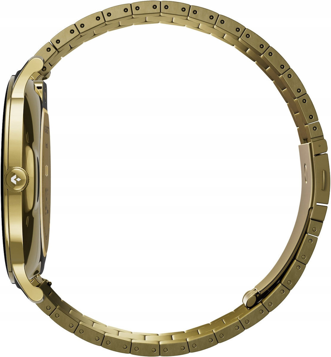 Garett Verona 2 Stainless Steel 43mm Smartwatch with Heart Rate Monitor (Gold) view 5