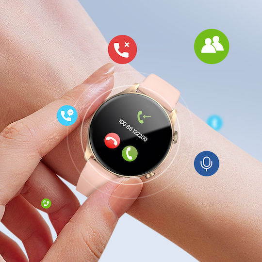 Riversong Motive 7C Smartwatch with Heart Rate Monitor (Rose Gold) view 3
