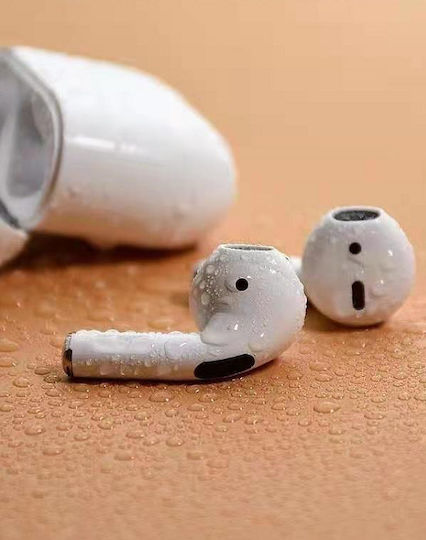 YOURZ Minibuds Bluetooth Handsfree Earphones with Sweat Resistance and Charging Case White vue 3