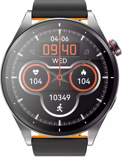 MaxCom Iron 54mm Smartwatch with SIM and Heart Rate Monitor (Gray) vue 6