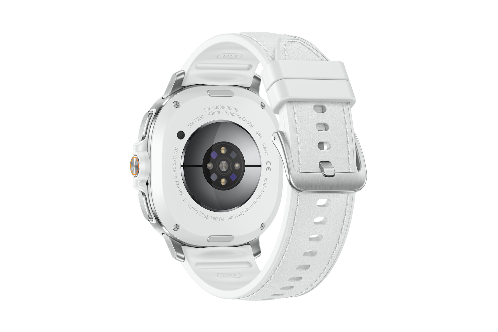 Samsung Galaxy Watch8 Classic Stainless Steel 46mm Waterproof with Heart Rate Monitor (White) view 2