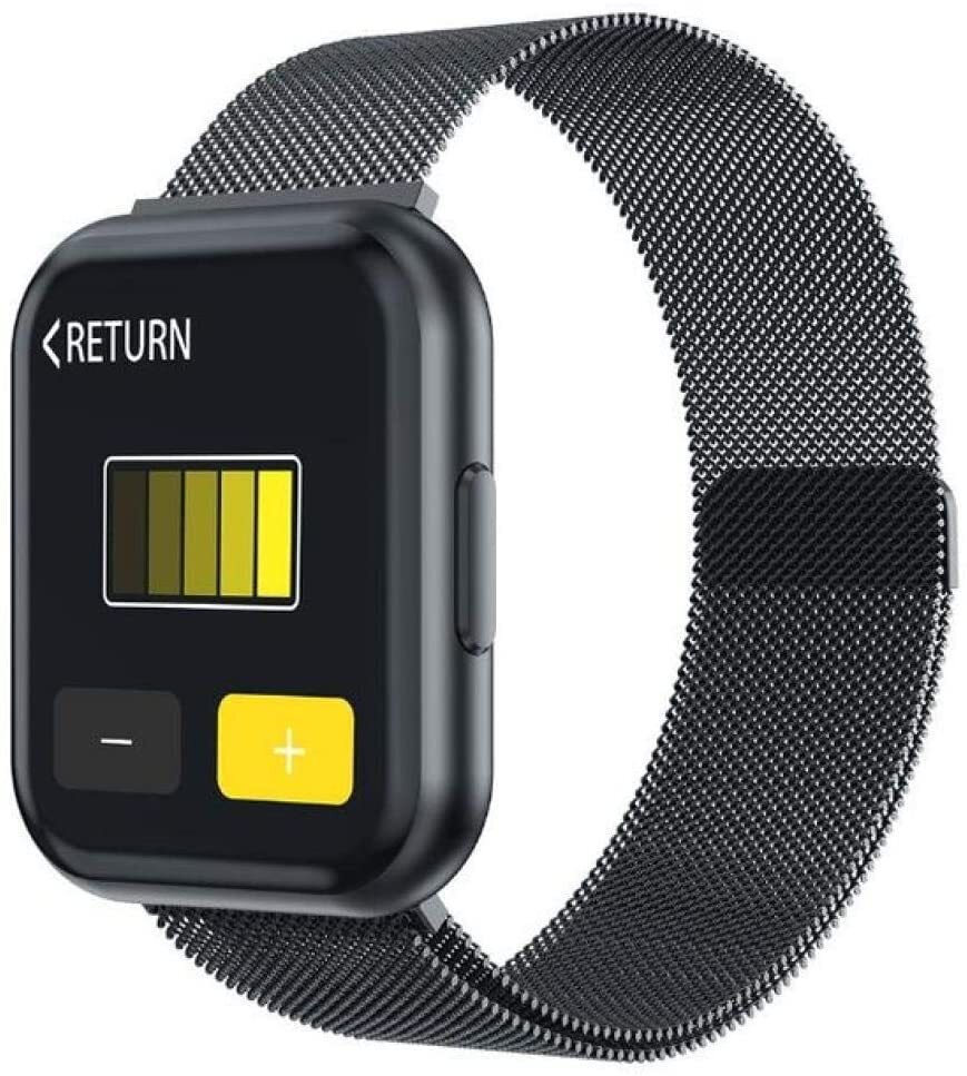 Fit NewTime 43mm Smartwatch with Heart Rate Monitor (Black)