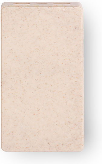 BRUKIN Power Bank 10000mAh with 2 USB-A Ports Beige view 3