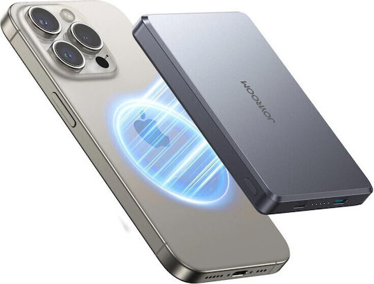 Joyroom JR-PBM08 Pro MagSafe Power Bank 10000mAh 20W with USB-C Port Power Delivery Gray