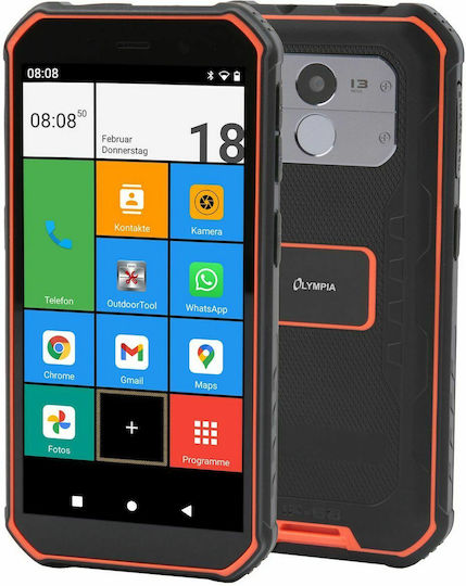 Olympia TREK Outdoor Dual SIM (3GB/32GB) Black / Orange