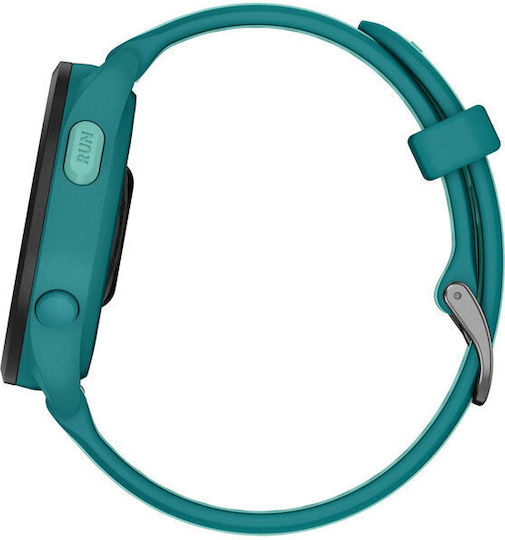 Garmin Forerunner 165 Music 43mm Waterproof Smartwatch with Heart Rate Monitor (Turquoise/Aqua) view 9