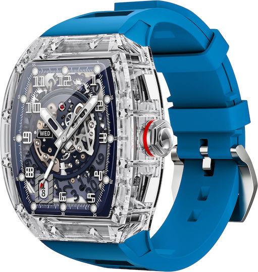 Bluetech Sq1 Smartwatch with Heart Rate Monitor (Blue) vista 2
