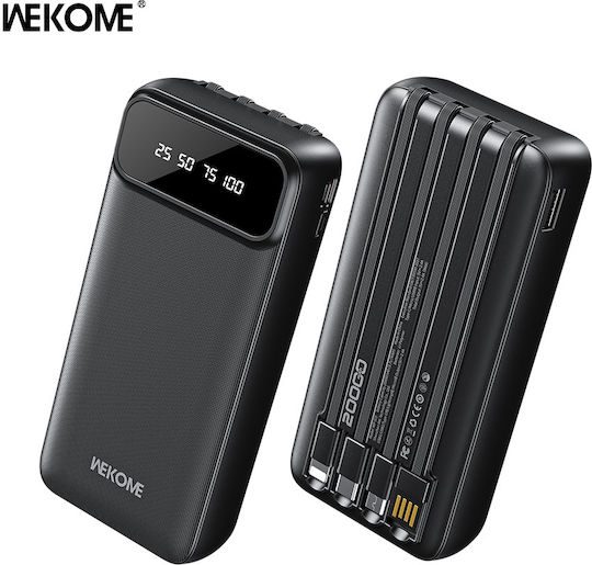 WK WP-103A Power Bank 20000mAh 12W Black view 1