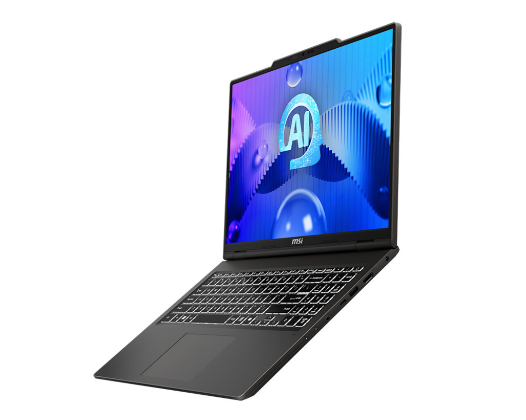 MSI Venture 16 AI A1MG-038XRO 16" OLED 120Hz (Ultra 7-155H/16GB/512GB SSD/No OS) Solid Gray (US Keyboard) view 2