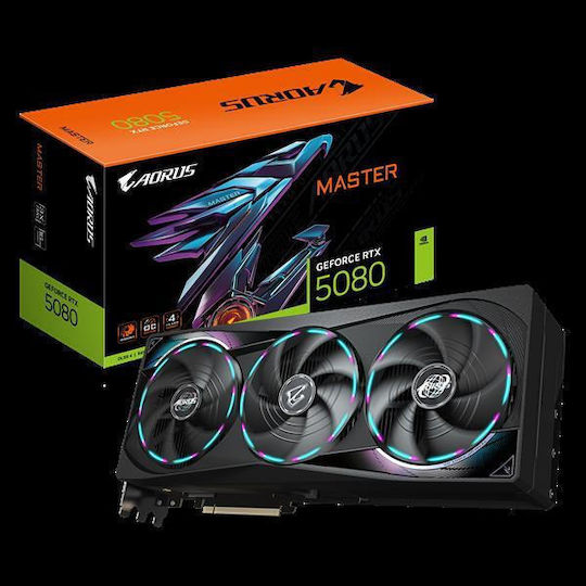 Gigabyte GeForce RTX 5080 16GB GDDR7 Aorus Master Graphics Card view 6