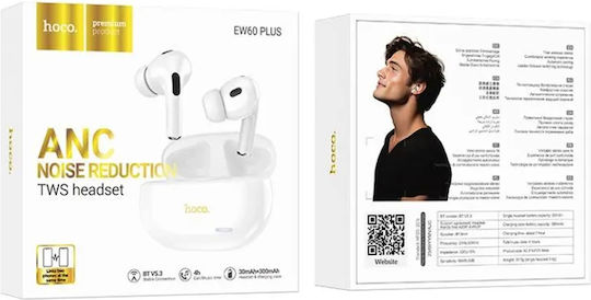 Hoco EW60 Plus ANC In-ear Bluetooth Handsfree Earphones with Charging Case White view 5
