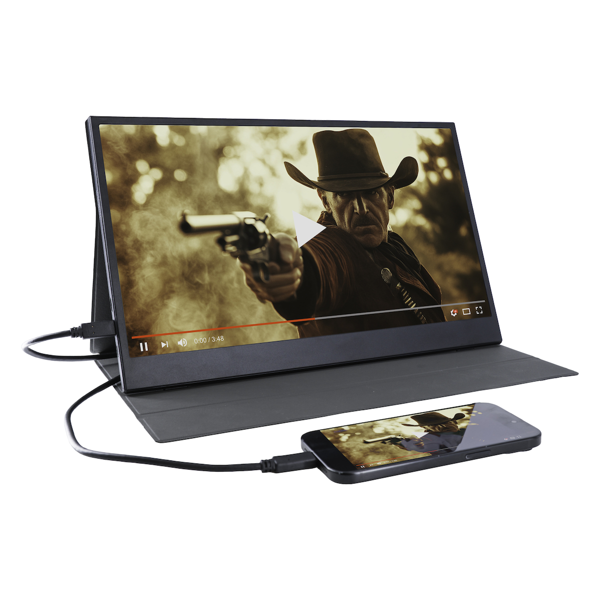 Denver PMO-15604 IPS Monitor 15.6" FHD 1920x1080 view 7
