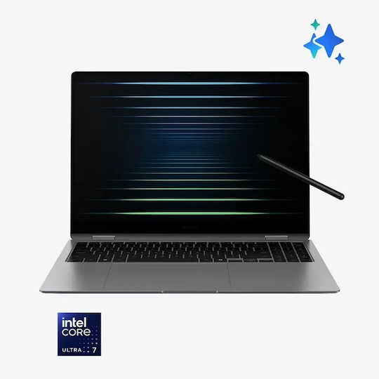 Samsung Book5 Pro 360 Copilot+ 16" OLED Touchscreen (Ultra 7-256V/16GB/1TB SSD/W11 Home) Gray (US Keyboard) vista 3