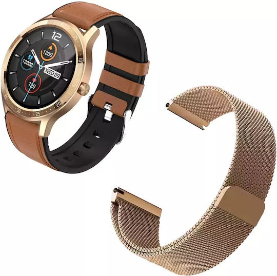 MaxCom Fit FW43 Cobalt 2 Smartwatch with Heart Rate Monitor (Gold) view 4