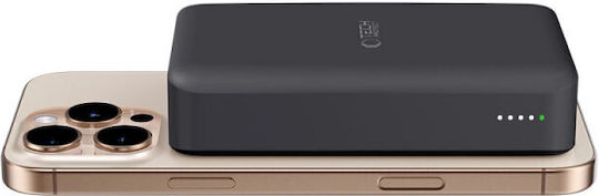 Tech-Protect PB12 LifeMag MagSafe Power Bank 20000mAh 15W with USB-A Port and USB-C Port Black view 6