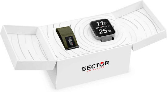 Sector S03 Pro Light Bracelet Gift Set Stainless Steel Smartwatch (Silver) view 8