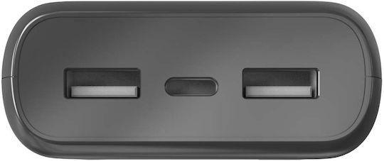 Urban Factory Power Bank 20000mAh with 2 USB-A Ports and USB-C Port Black view 3