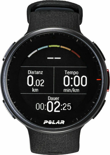 Polar Vantage V2 Aluminium 47mm Waterproof Smartwatch with Heart Rate Monitor (Black) view 2