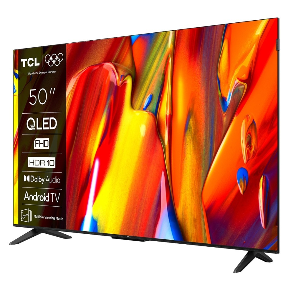 TCL Smart TV 50" Full HD QLED S59K HDR (2025) 50S59K vue 3