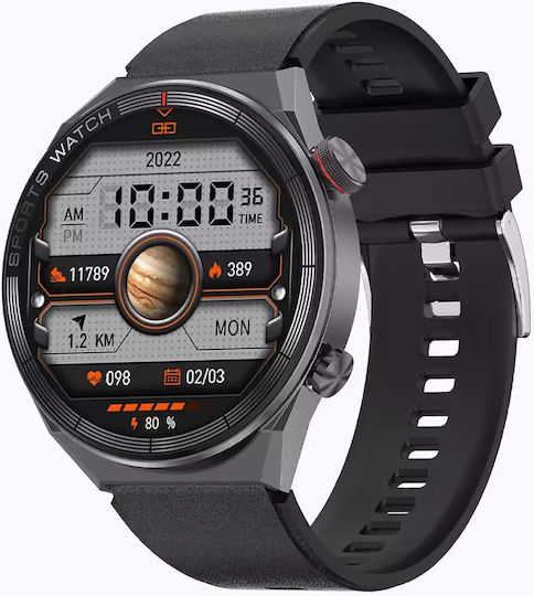 Watchmark Maverick Smartwatch with Heart Rate Monitor (Black) view 5