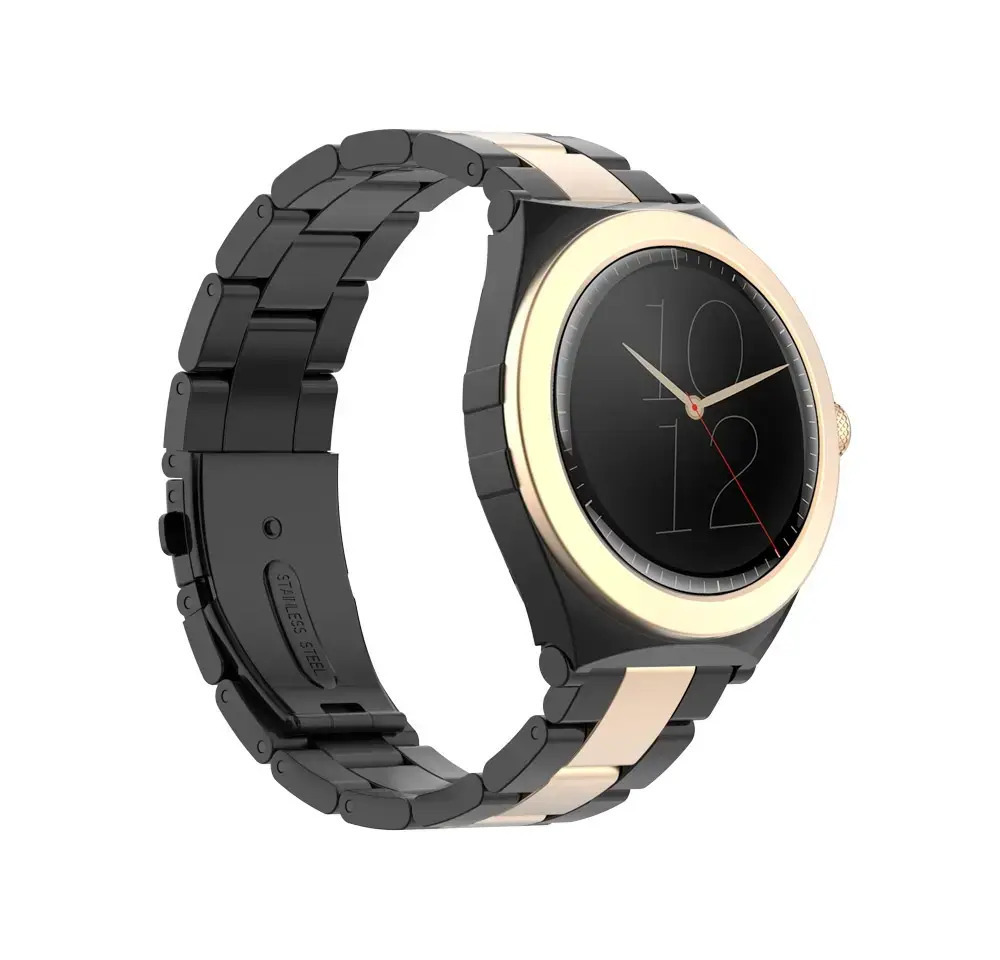 MaxCom FW76 Stainless Steel 42mm Smartwatch with SIM and Heart Rate Monitor (Gal Black) view 4